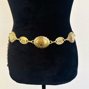 Bohemian Style Belt, Vintage Metal Chain Waist Chain Decoration